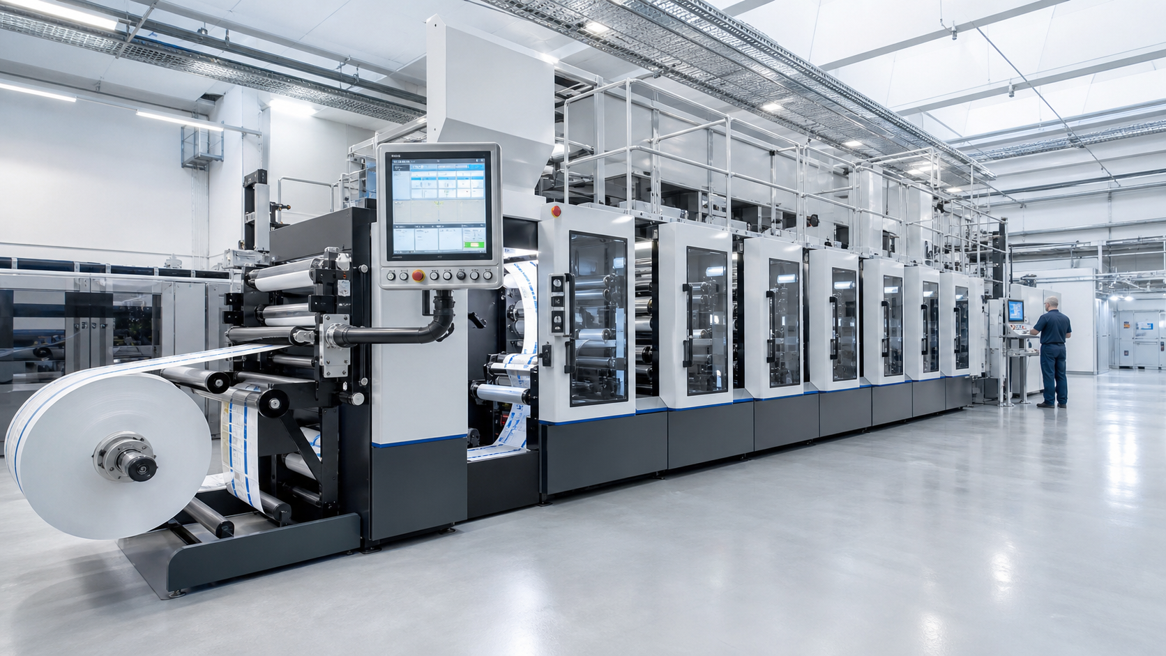 Modern flexographic production line